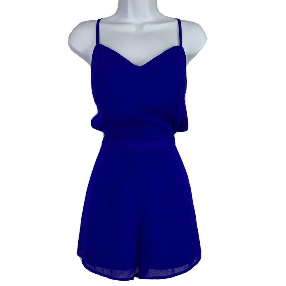 Kirra Romper Size L Backless Adjustable Cross Stra